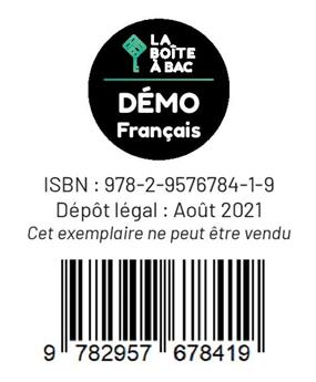 DEMO KIT BAC DE FRANCAIS