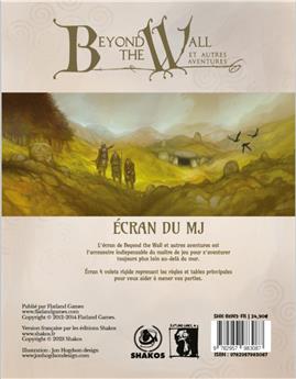 BEYOND THE WALL ET AUTRES AVENTURES - ÉCRAN DU MAÎTRE DE JEU