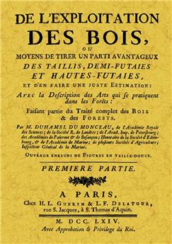 DE L'EXPLOITATION DES BOIS