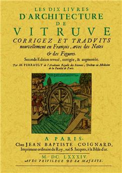 LES DIX LIVRES D'ARCHITECTURE DE VITRUVE