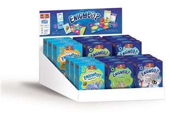 PLV : PRESENTOIR ENIGMES (PACK DE 18 JEUX)