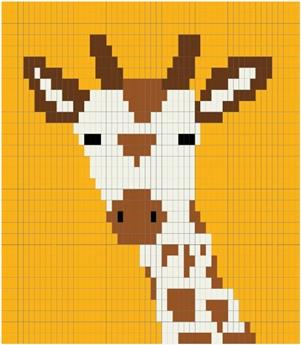 CANEVAS ET CIE - LA MALLETTE À COUSSIN - LA GIRAFE